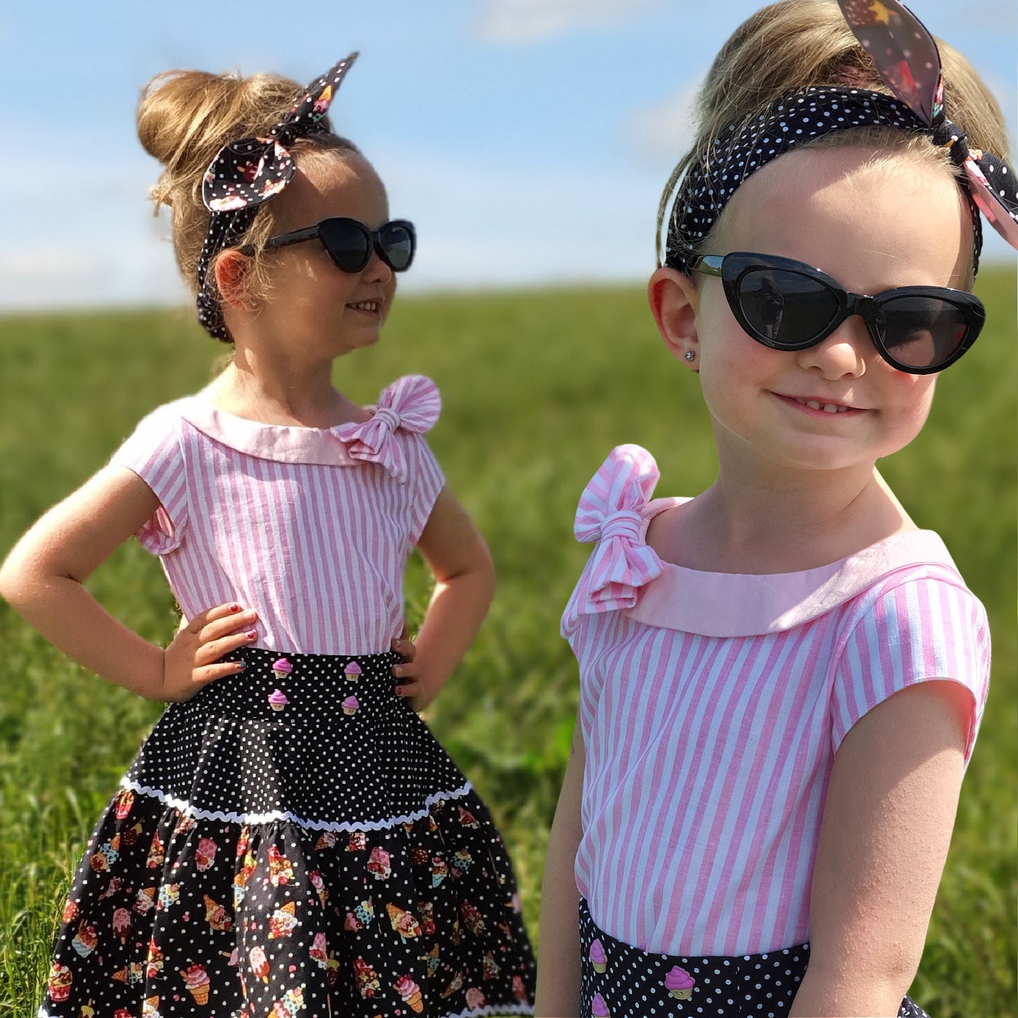 Beatrice blouse, pdf sewing pattern with assymmetrial collar and feature bow. Cute inset sleeves. Comes with YouTube sewing tutorial.