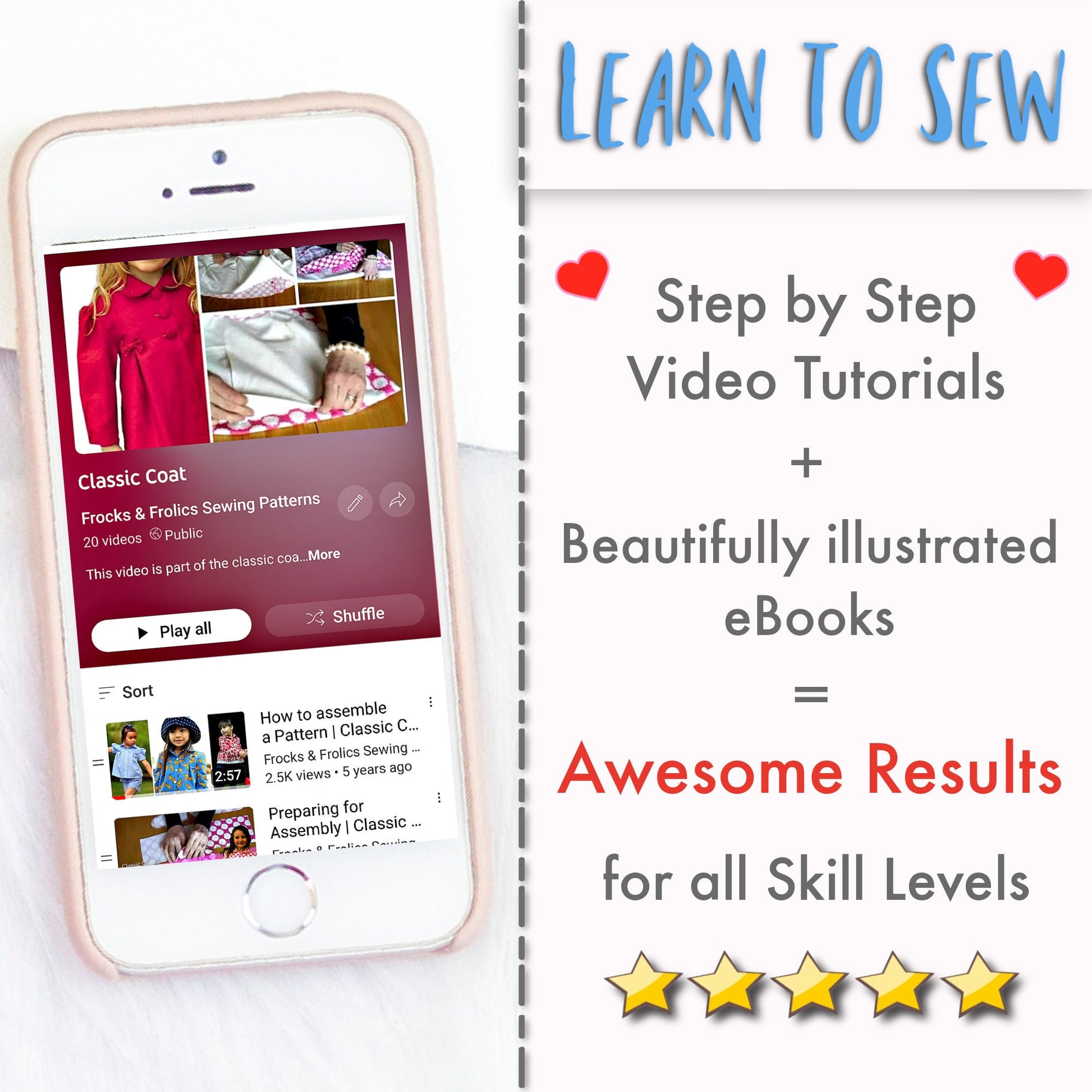 Charlotte girls coat, pdf sewing pattern by Frocks & Frolics. In upholstery cotton with large flower print. Long puff sleeves with cuffs and tabs. Featuring a yoke and rounded collar.  Includes video tutorials.