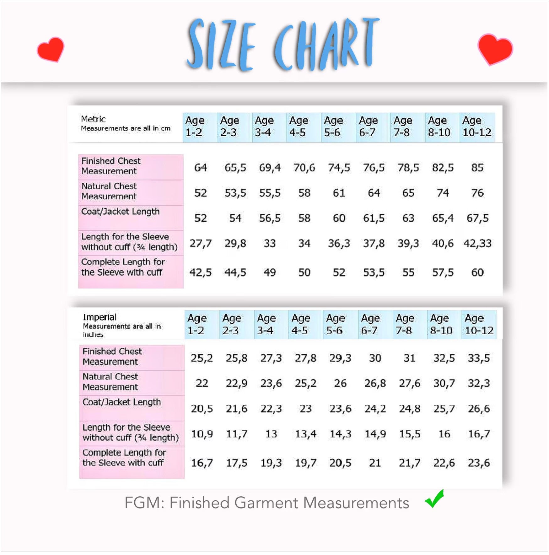 Charlotte girls coat, pdf sewing pattern by Frocks & Frolics. Long puff sleeves with cuffs and tabs. Featuring a yoke and rounded collar. Size chart.