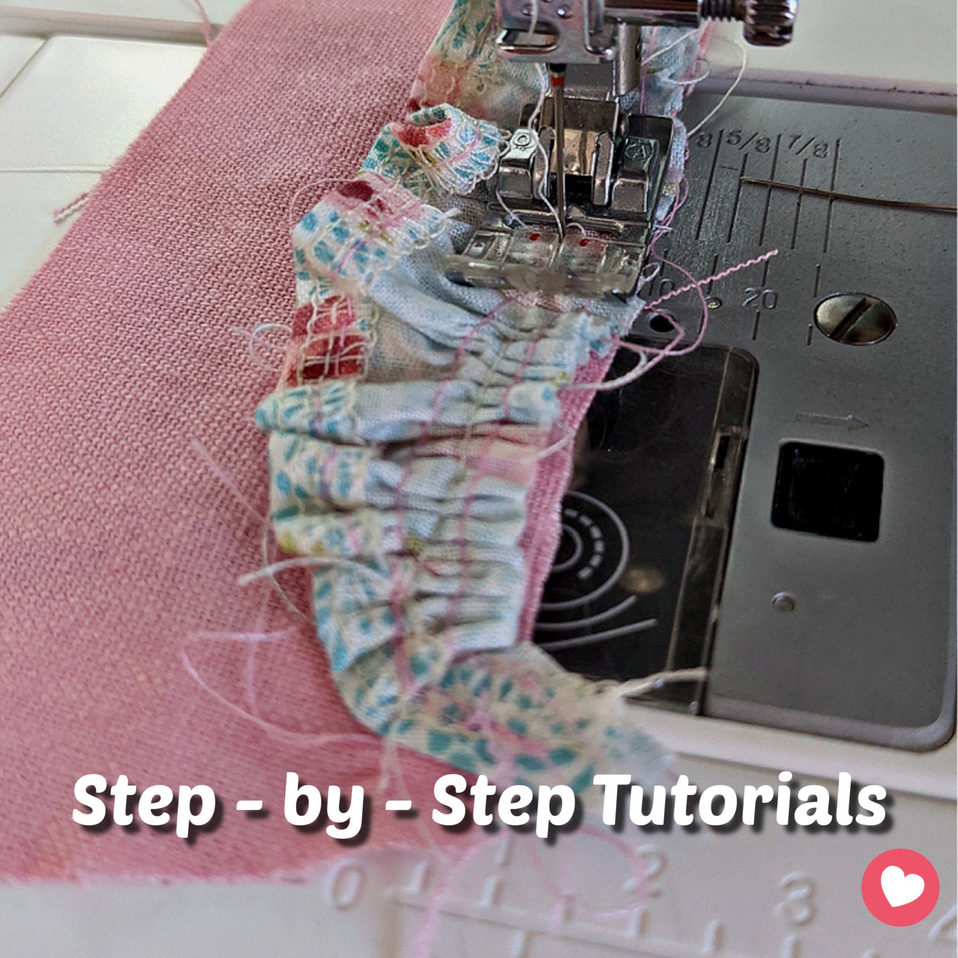 Bonnie & Connie American girl doll clothes by Frocks & Frolics. Gorgeous cropped top and twirl skirt in pastel blue fabrics. With flutter sleeves and big circle skirt. Sewing a flutter sleeve.