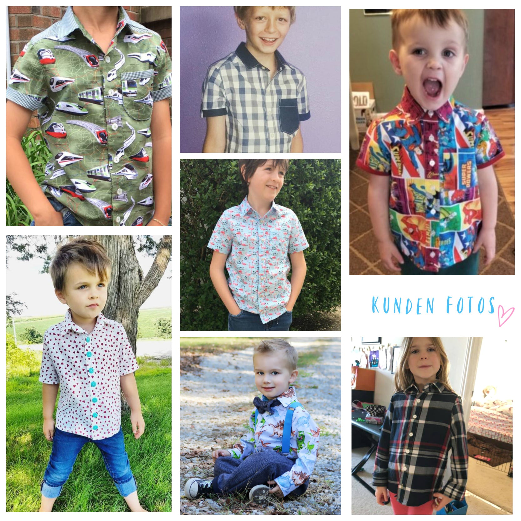 Cool shirt, pdf sewing pattern for a button down shirt by Frocks & Frolics.   High low hem feature. Includes a video sewing course explaining every step in detail. Customer picture.