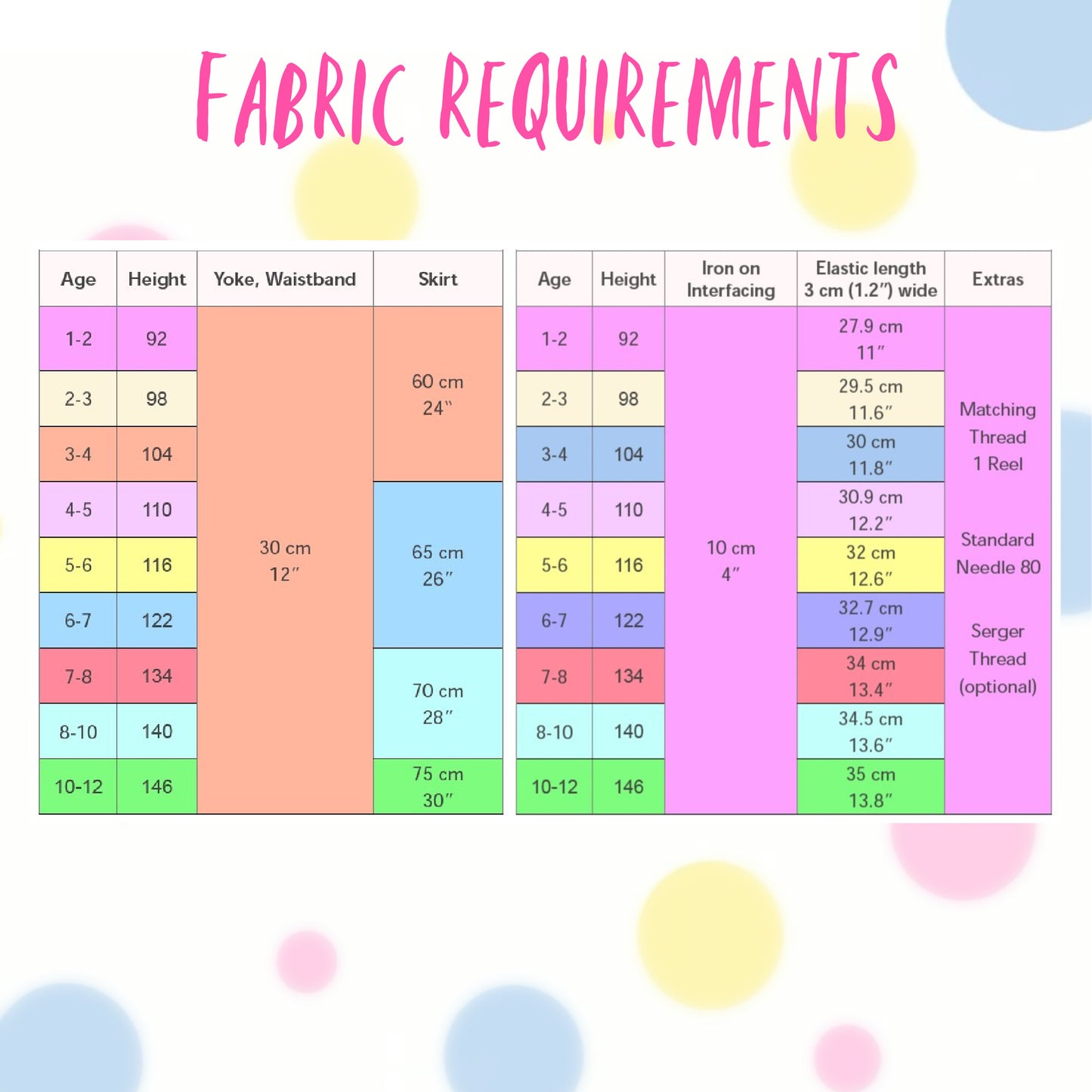 Frances pleated linen skirt, with a yoke and elasticated waistband. Back to schoolskirt, perfect pdf sewing pattern for all sewing levels. Fabric requirements