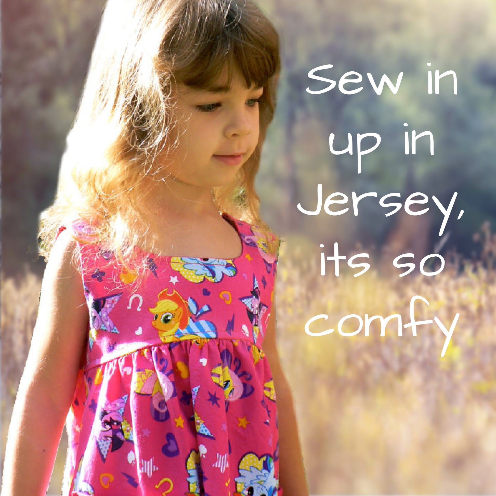 Georgina dress pdf sewing pattern by Frocks & Frolics, high waisted bodice, applique how to in printed cotton. Customer examples.