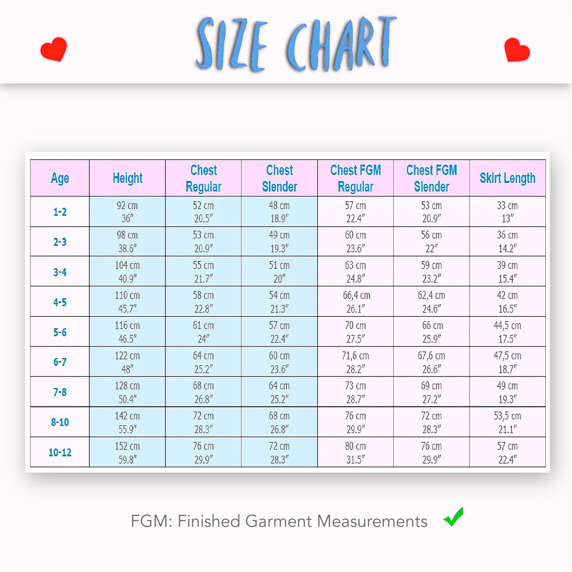 Mimi apron dress pdf sewing pattern. For girls age 1-12. Fully lined with side pockets and cute applique. The size chart