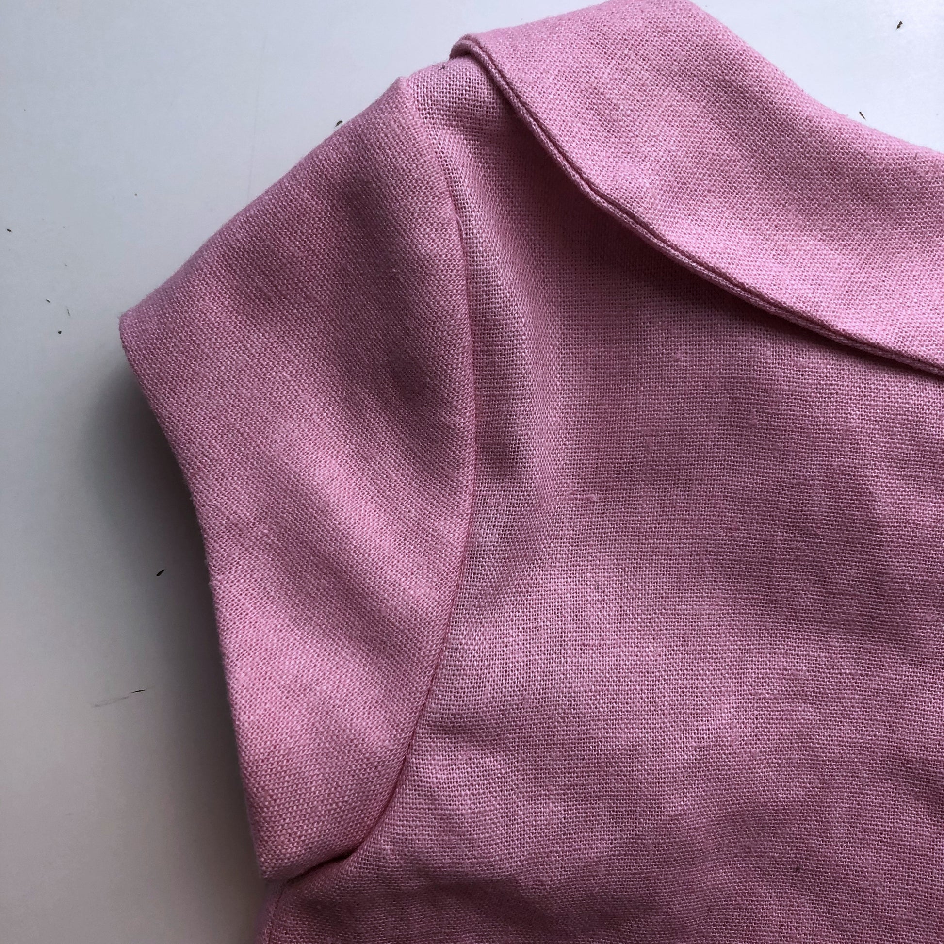 Beatrice blouse, pdf sewing pattern with assymmetrial collar and feature bow. Vute inset sleeves. Comes with YouTube sewing tutorial.