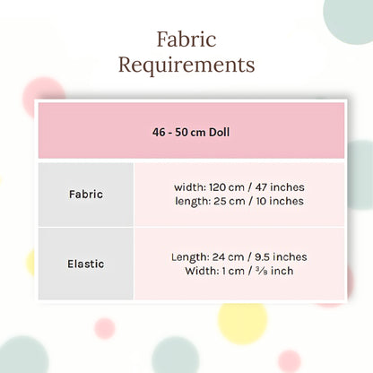 Prinzessinnenkleid für Puppen