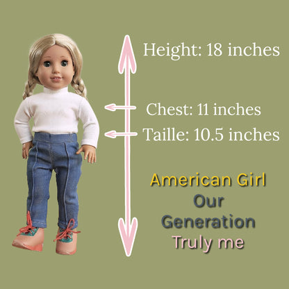 Prinzessinnenkleid für Puppen