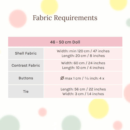 SAFARI JACKE FÜR PUPPEN