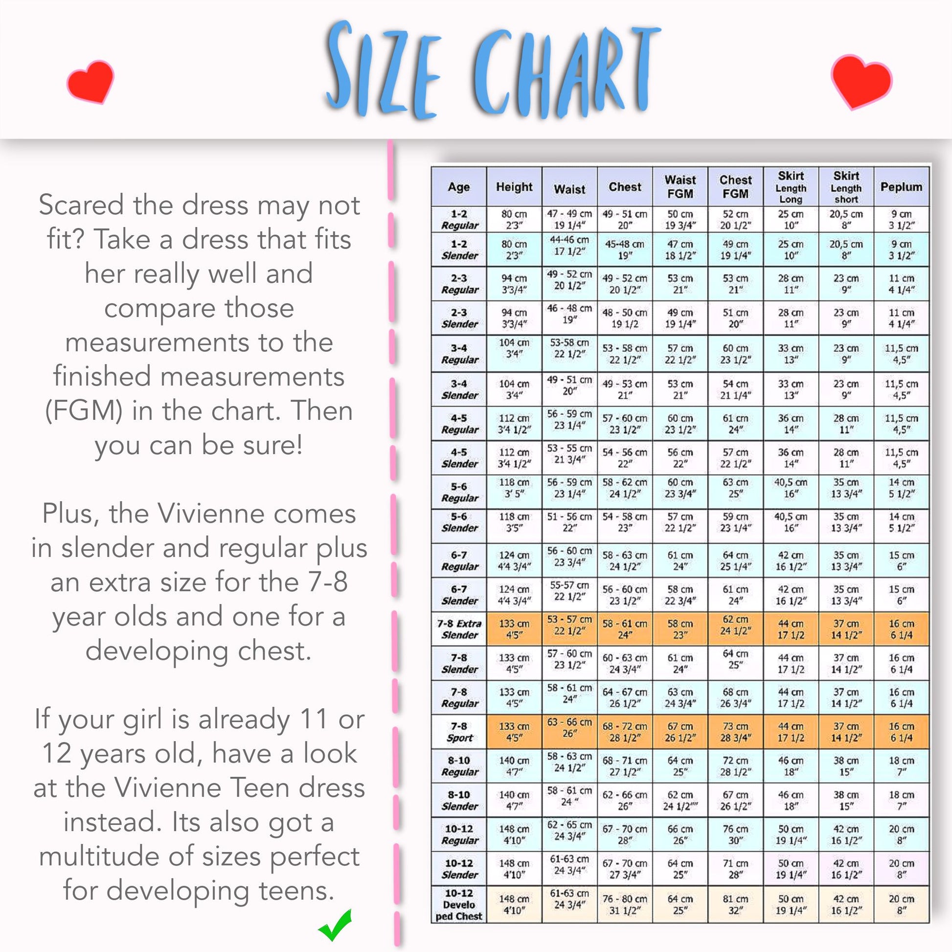 Vivienne dress for girls by Frocks & Frolics. Princess seam bodice,long sleeves with spilt cuffs, short sleeves, sleeveless option and Peter Pan collar. Size chart.