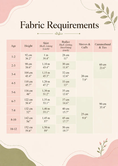 Flower Girl Dress Sewing Pattern PDF – Girls Sizes 1-12