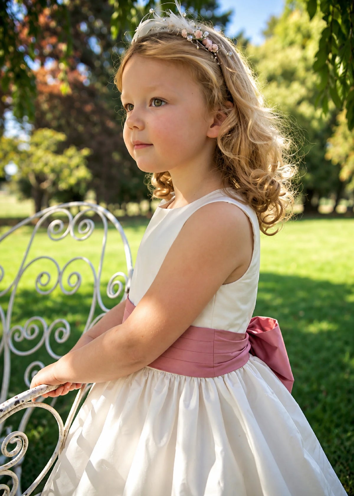 Flower Girl Dress Sewing Pattern PDF – Girls Sizes 1-12