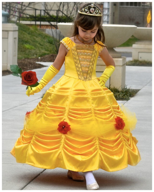belle yellow dress pattern