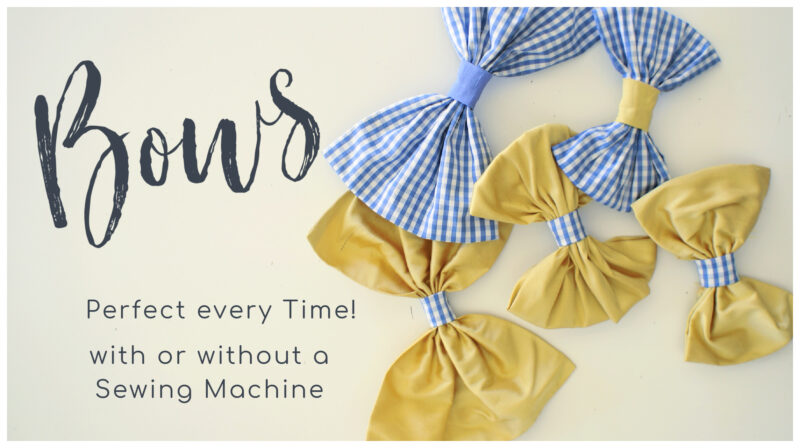 Flower Girl Dress: How to sew a Bow