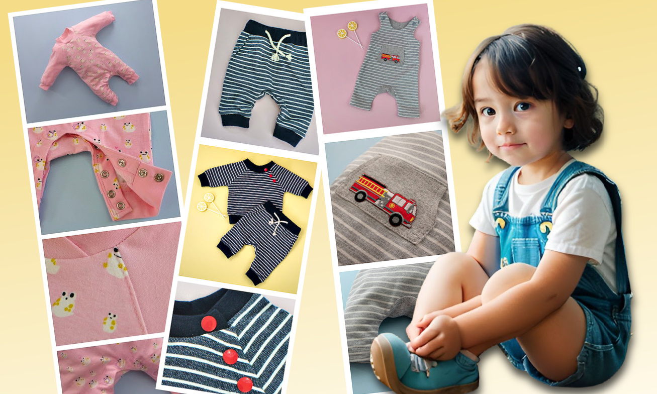 Toddler and Baby sewing patterns, dungarees and other patterns by frocks & frolics