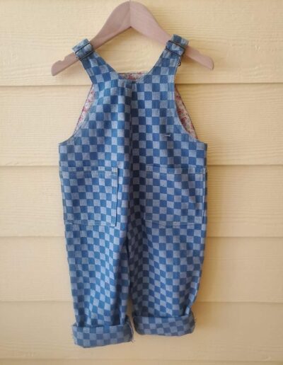 Dungarees, Overalls sewing pattern by Frocks and Frolics, for babies and toddlers, age 0-3, jumpsuit sewing pattern, romper, classic dungaree pattern, Marina Brumpton, customer photos